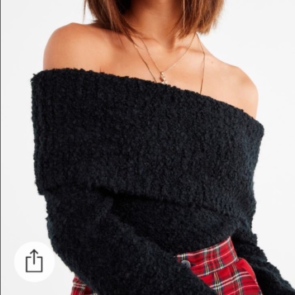 Urban outfitters off the shoulder sweater